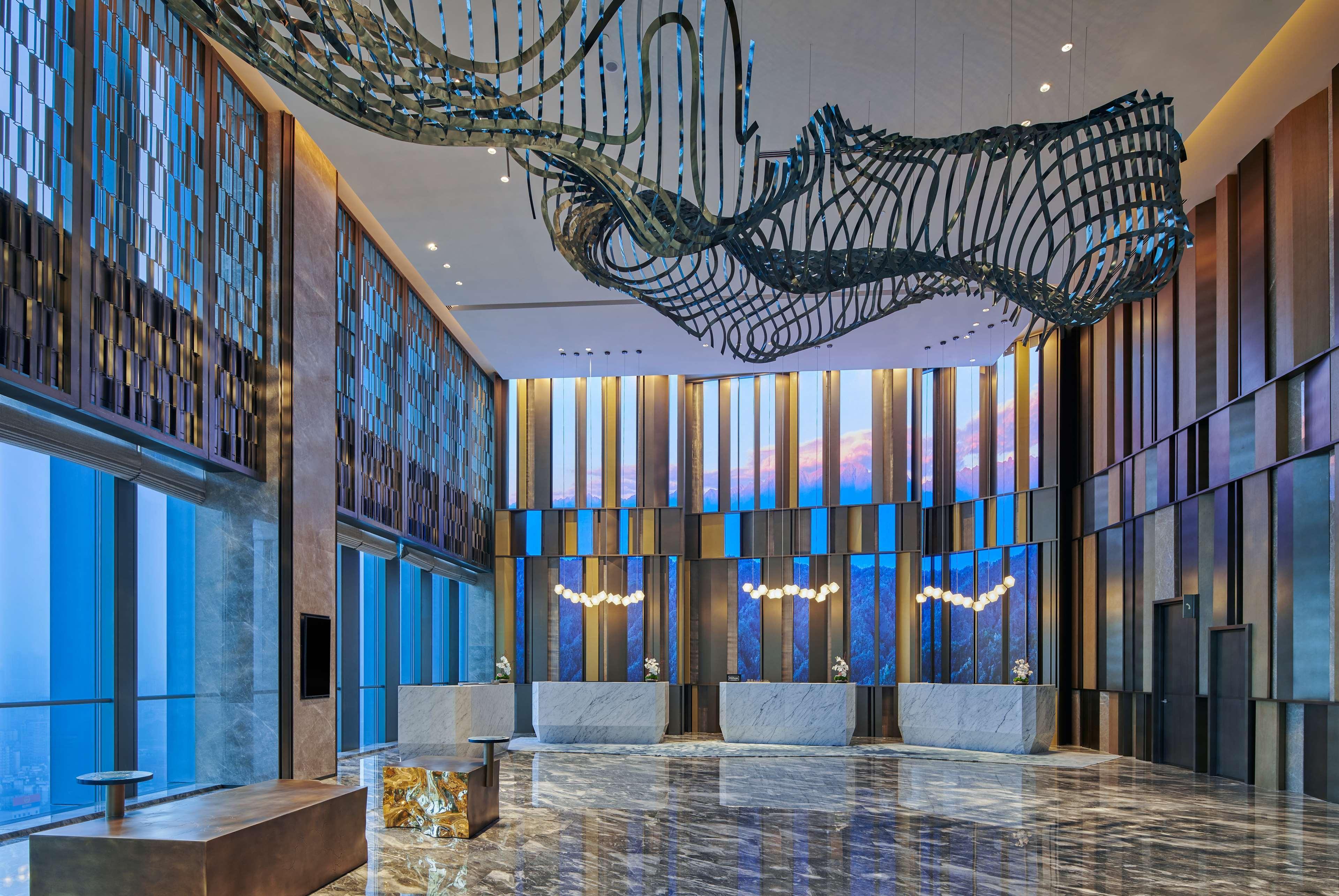Hilton Chongqing Liangjiang New Area Hotel Exterior foto