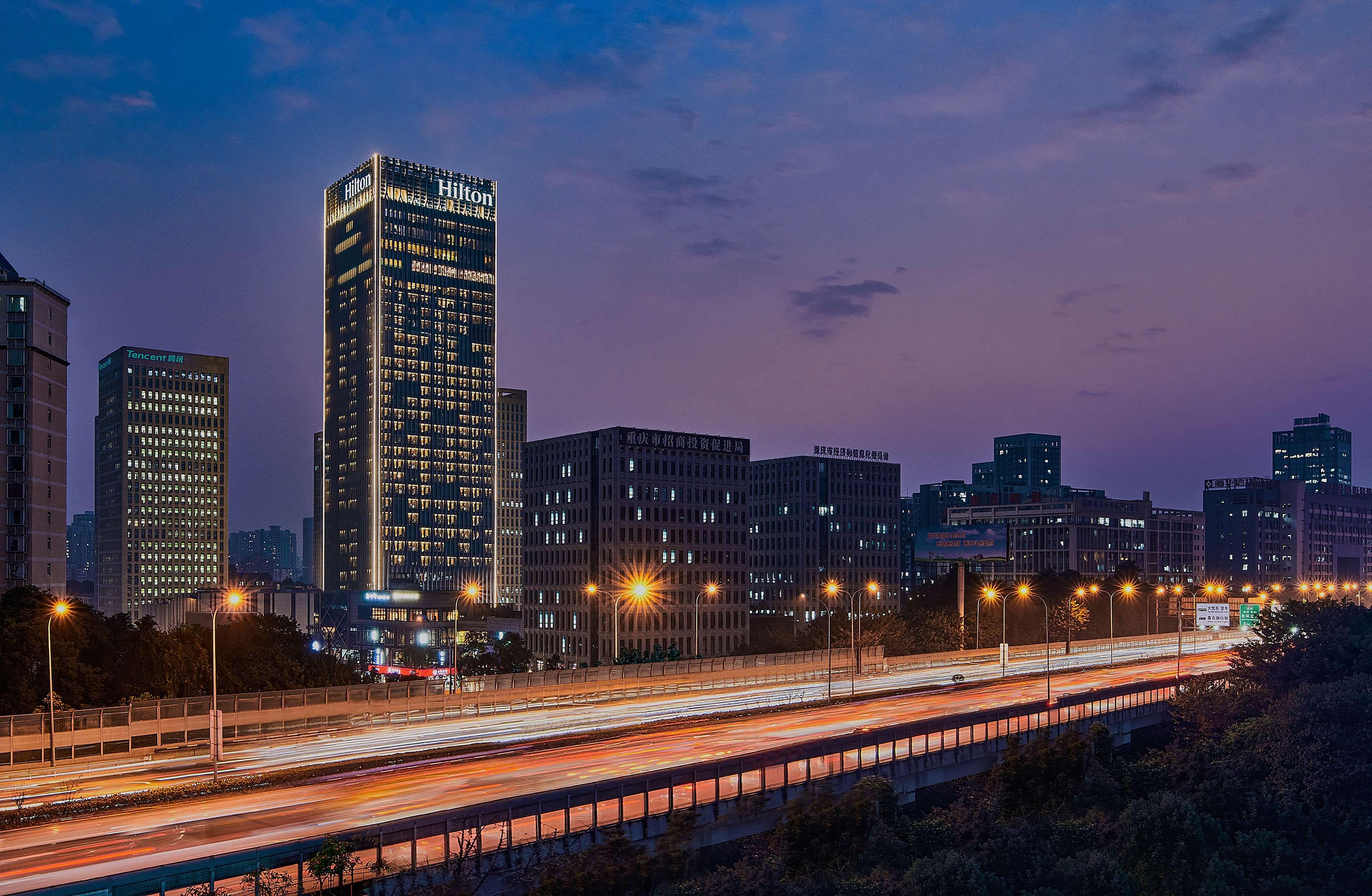 Hilton Chongqing Liangjiang New Area Hotel Exterior foto